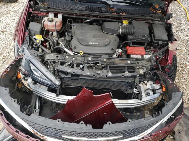 2C4RC1BG8HR788901 - 2017 CHRYSLER PACIFICA T BURGUNDY photo 7