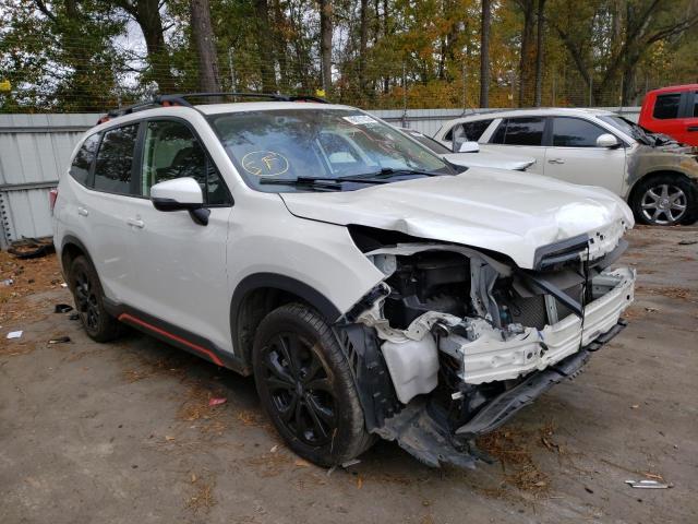 JF2SKAKC4KH461014 - 2019 SUBARU FORESTER S WHITE photo 1