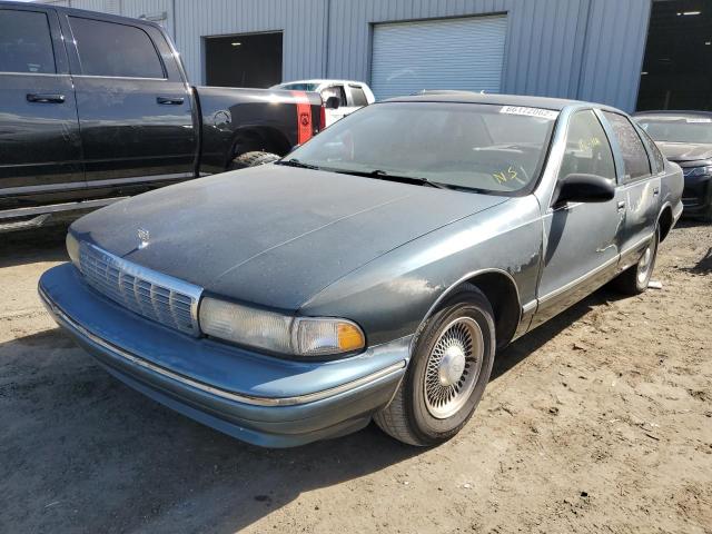 1G1BL52W8SR153215 - 1995 CHEVROLET CAPRICE CL BLUE photo 2