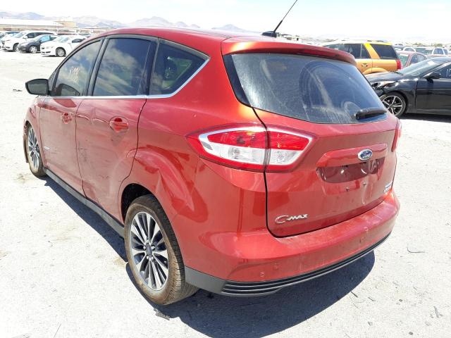 1FADP5DU3JL103202 - 2018 FORD C-MAX TITA RED photo 3