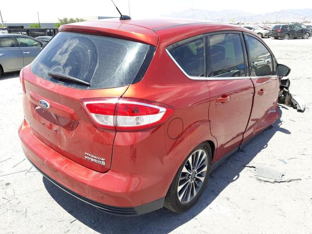 1FADP5DU3JL103202 - 2018 FORD C-MAX TITA RED photo 4