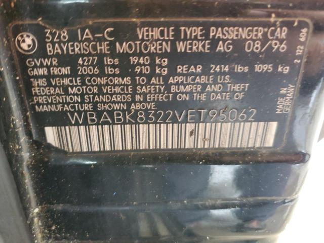 WBABK8322VET95062 - 1997 BMW 328 IC AUT BLACK photo 10