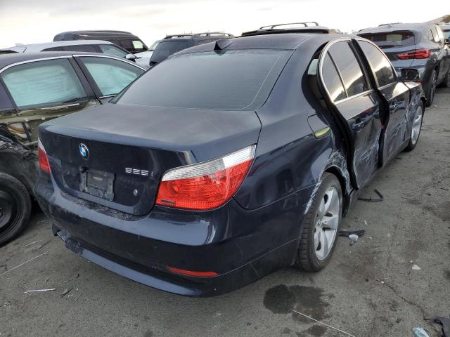 WBANE53537CW64505 - 2007 BMW 525 I BLUE photo 4