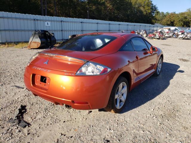 4A3AK34T06E043184 - 2006 MITSUBISHI ECLIPSE GT ORANGE photo 4