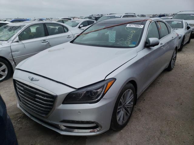 KMHGN4JE3JU239744 - 2018 GENESIS G80 BASE SILVER photo 2