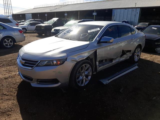 2G1145S32H9120907 - 2017 CHEVROLET IMPALA PRE ვერცხლისფერი ფოტო 2