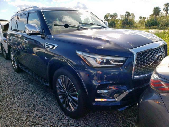 JN8AZ2NF3K9681292 - 2019 INFINITI QX80 LUXE BLUE photo 1