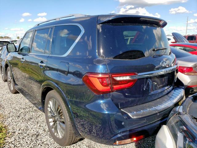 JN8AZ2NF3K9681292 - 2019 INFINITI QX80 LUXE BLUE photo 3