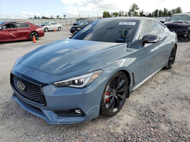 JN1FV7LK1NM660133 - 2022 INFINITI Q60 RED SP BLUE photo 2