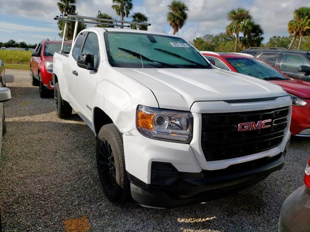 1GTH5BEN5M1257756 - 2021 GMC CANYON ELE WHITE photo 1