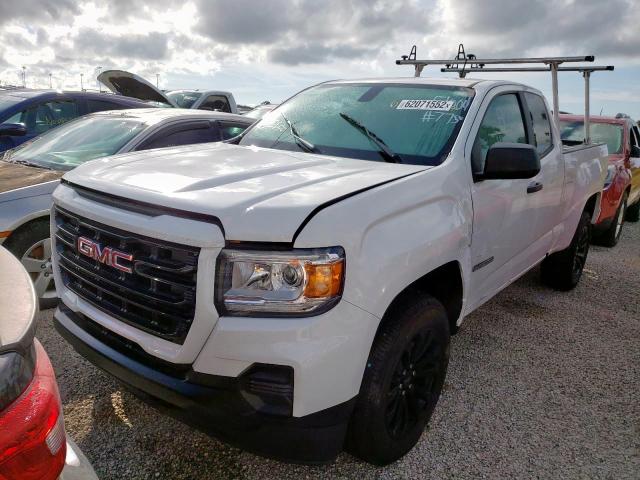 1GTH5BEN5M1257756 - 2021 GMC CANYON ELE WHITE photo 2