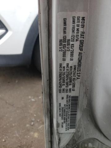 ZFBERFBTXF6955872 - 2015 RAM PROMASTER WHITE photo 10