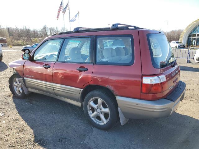 JF1SF65581H764508 - 2001 SUBARU FORESTER S MAROON photo 2
