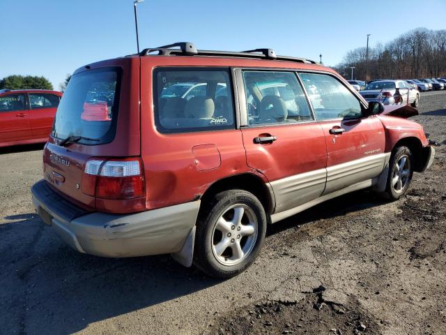 JF1SF65581H764508 - 2001 SUBARU FORESTER S MAROON photo 3