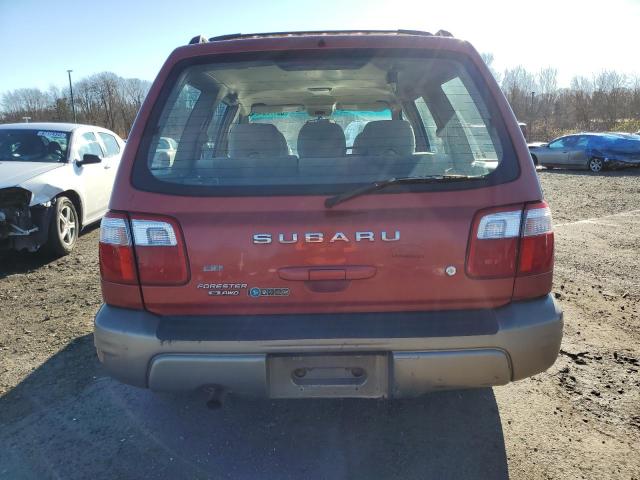 JF1SF65581H764508 - 2001 SUBARU FORESTER S MAROON photo 6