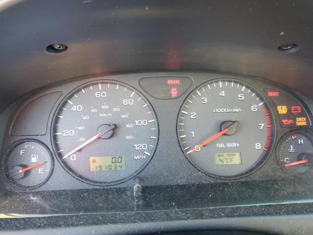 JF1SF65581H764508 - 2001 SUBARU FORESTER S MAROON photo 9