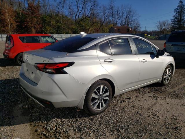 3N1CN8EV6LL910330 - 2020 NISSAN VERSA SV SILVER photo 4