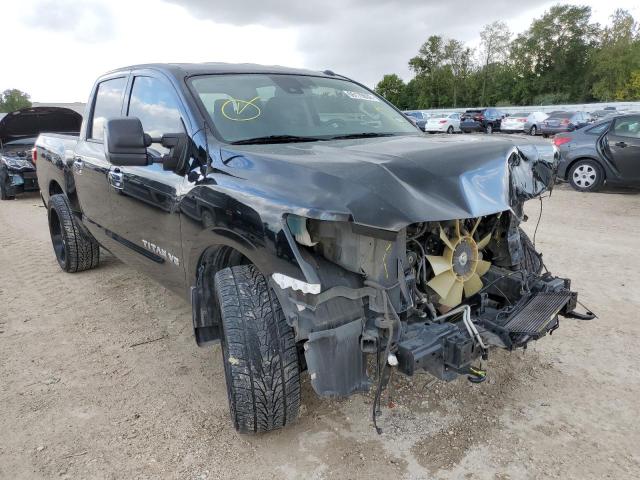 1N6AA1EF6LN510698 - 2020 NISSAN TITAN SV BLACK photo 1