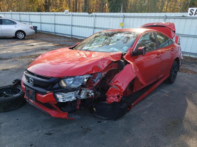 2HGFC2F86LH509361 - 2020 HONDA CIVIC SPOR RED photo 2
