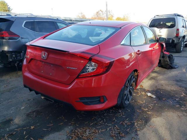 2HGFC2F86LH509361 - 2020 HONDA CIVIC SPOR RED photo 4