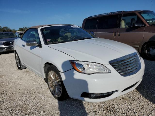 1C3BCBFG8DN597945 - 2013 CHRYSLER 200 LIMITE WHITE photo 1