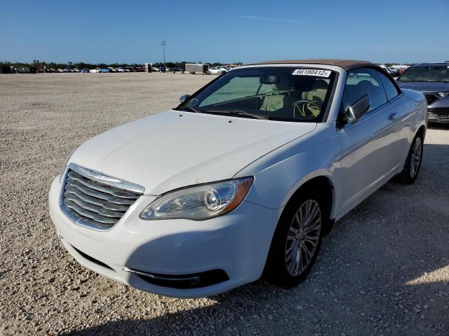 1C3BCBFG8DN597945 - 2013 CHRYSLER 200 LIMITE WHITE photo 2