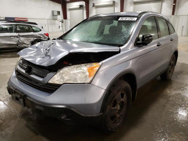 JHLRE48347C054105 - 2007 HONDA CR-V LX BLUE photo 2