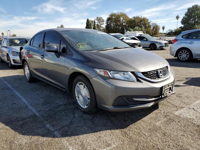 2HGFB2F64DH534262 - 2013 HONDA CIVIC HF GRAY photo 1