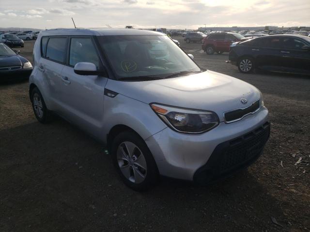 KNDJN2A28E7707878 - 2014 KIA SOUL SILVER photo 1