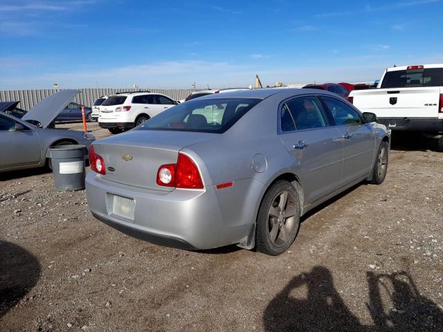 1G1ZC5EU0CF278415 - 2012 CHEVROLET MALIBU 1LT Gümüş fotoğraf 4