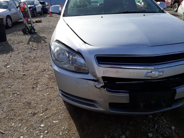1G1ZC5EU0CF278415 - 2012 CHEVROLET MALIBU 1LT Gümüş fotoğraf 9