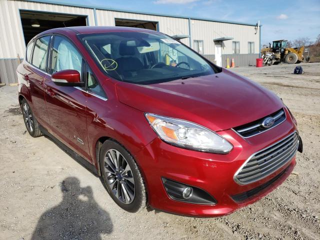 1FADP5FU2HL104722 - 2017 FORD C-MAX TITA RED photo 1