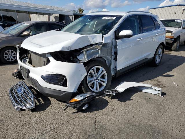 2FMPK4J9XLBA15102 - 2020 FORD EDGE SEL WHITE photo 2