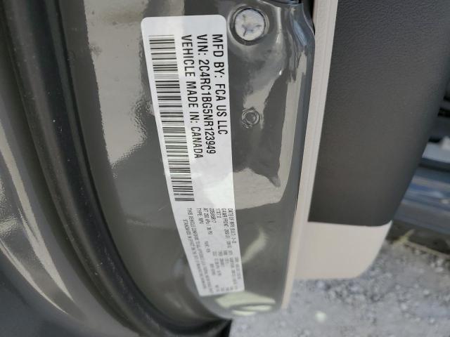 2C4RC1BG5NR123949 - 2022 CHRYSLER PACIFICA T GRAY photo 13