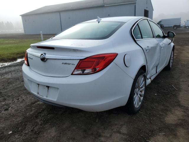 2G4GR5EK4C9183579 - 2012 BUICK REGAL WHITE photo 4