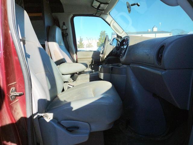 1FTNE24W56HB03555 - 2006 FORD ECONOLINE BURGUNDY photo 5