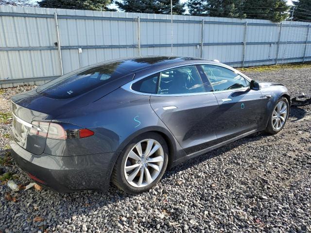 5YJSA1E20GF174569 - 2016 TESLA MODEL S Gris foto 4