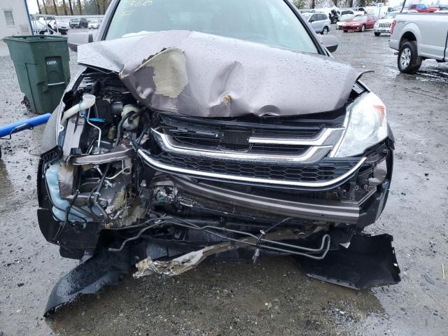 5J6RE4H73BL802085 - 2011 HONDA CR-V EXL SILVER photo 9