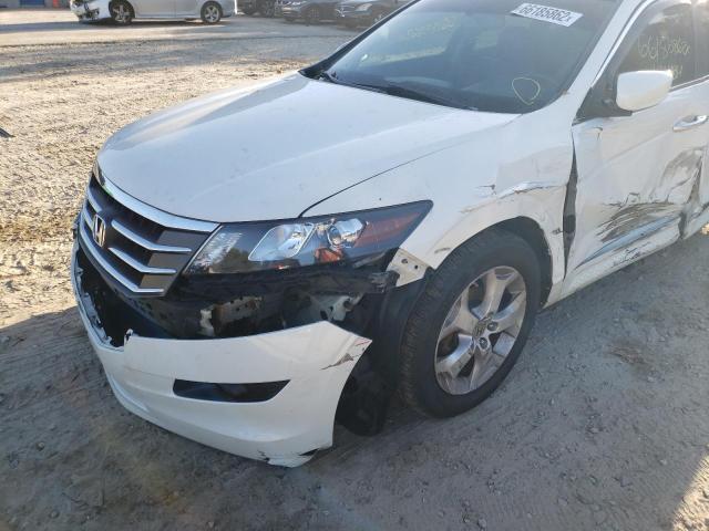 5J6TF2H51CL009407 - 2012 HONDA CROSSTOUR WHITE photo 9