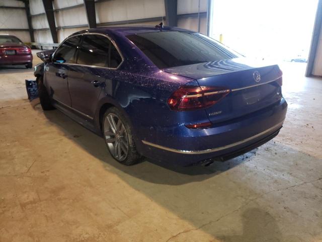 1VWDT7A39HC030860 - 2017 VOLKSWAGEN PASSAT R-L BLUE photo 3