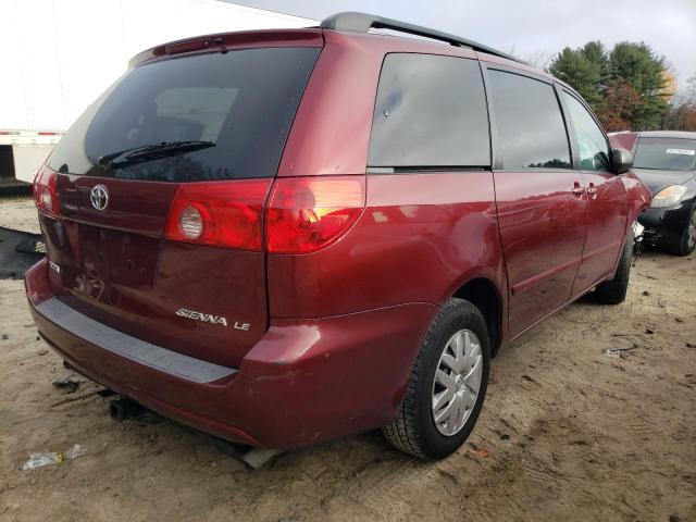 5TDZA23CX6S554027 - 2006 TOYOTA SIENNA MAROON photo 4