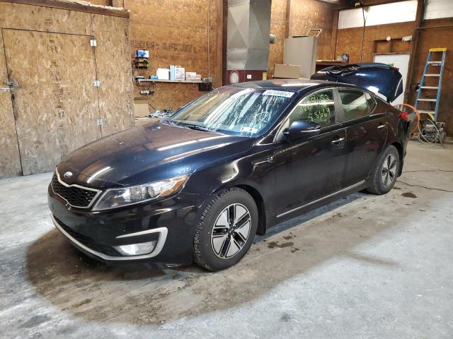 KNAGM4AD2C5036188 - 2012 KIA OPTIMA HYB BLACK photo 2