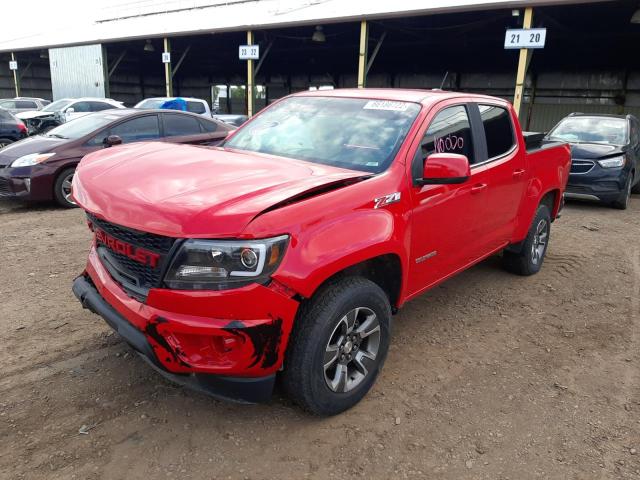 1GCGSCEN6H1141112 - 2017 CHEVROLET COLORADO L RED photo 2