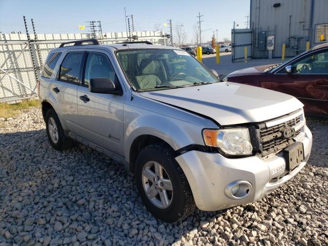 1FMCU49339KC30182 - 2009 FORD ESCAPE HYB SILVER photo 1