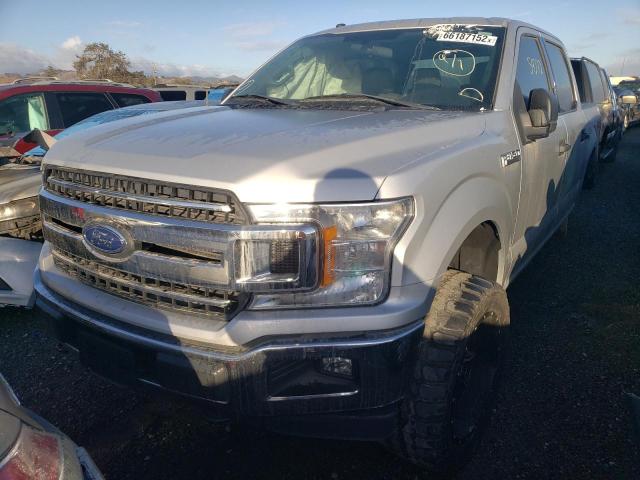 1FTEW1EG7JKE45647 - 2018 FORD F150 SUPER SILVER photo 2