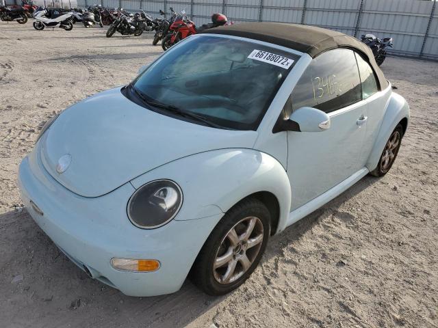 3VWCD31Y05M317723 - 2005 VOLKSWAGEN NEW BEETLE 蓝色 照片 2