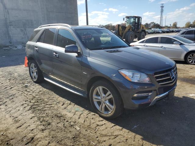 4JGDA5HB0CA025718 - 2012 MERCEDES-BENZ ML 350 4MA GRAY photo 1