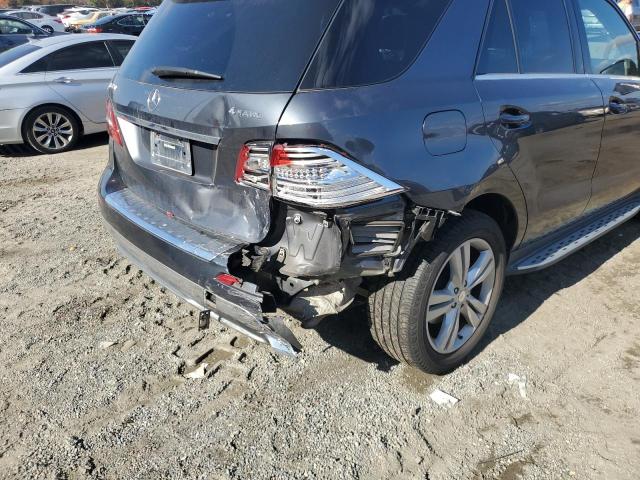 4JGDA5HB0CA025718 - 2012 MERCEDES-BENZ ML 350 4MA GRAY photo 9