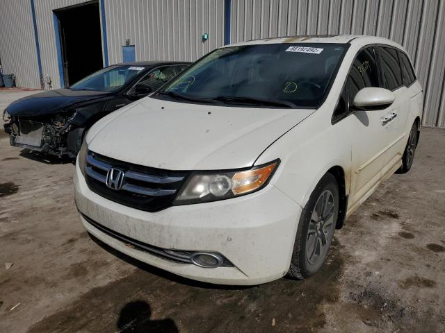 5FNRL5H91EB071795 - 2014 HONDA ODYSSEY TO WHITE photo 2