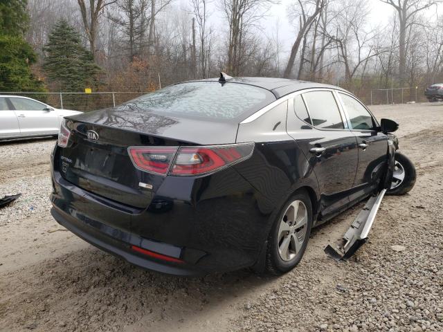 KNAGM4AD1E5073557 - 2014 KIA OPTIMA HYB BLACK photo 4